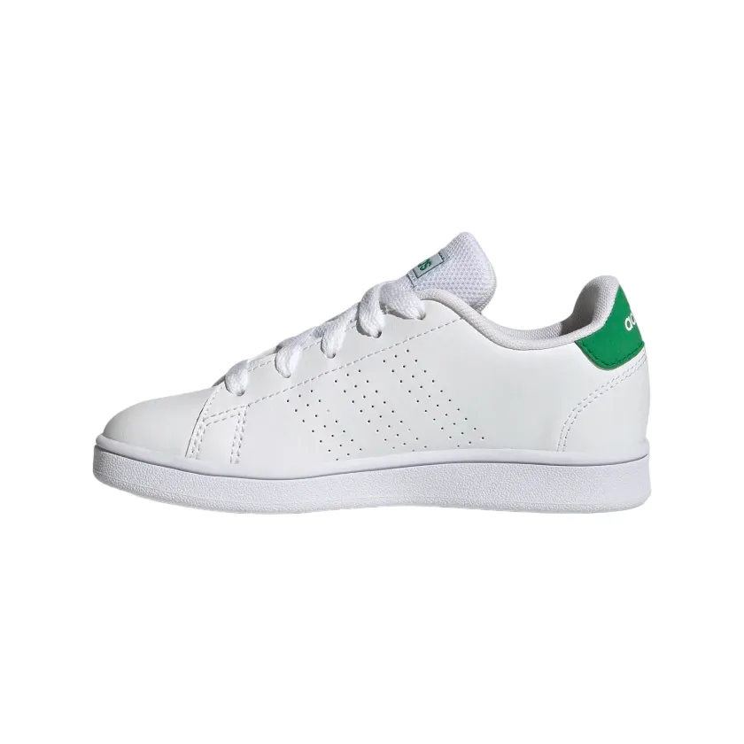 Adidas Advantage GY6995 white-green boys' sneakers shoe