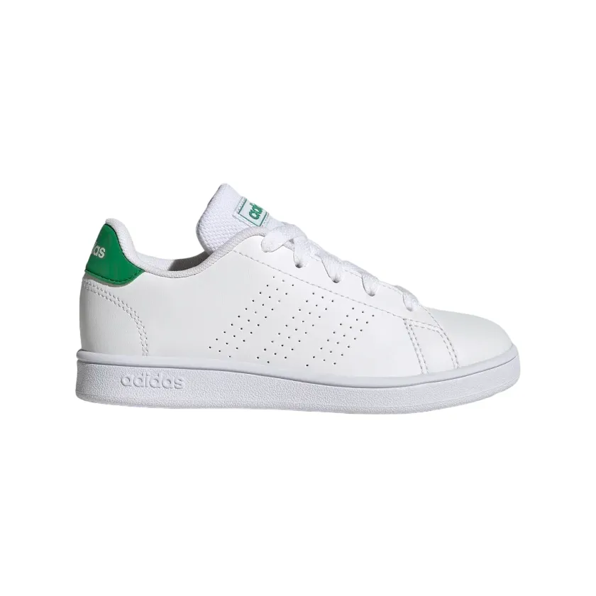 Adidas Advantage GY6995 white-green boys' sneakers shoe