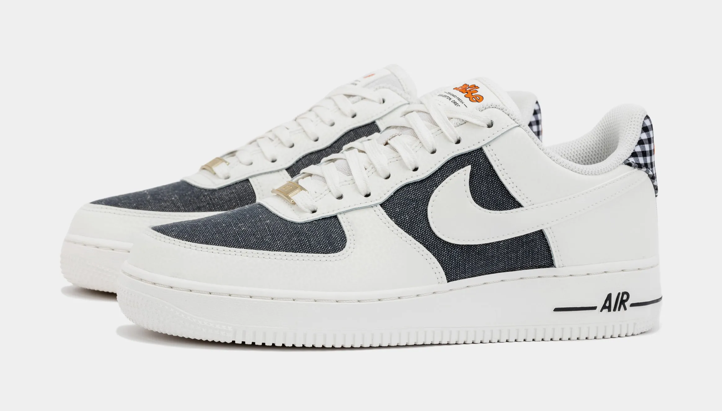 Air Force 1 '07 Designed Fresh Mens Lifestyle Shoes (White/Black)