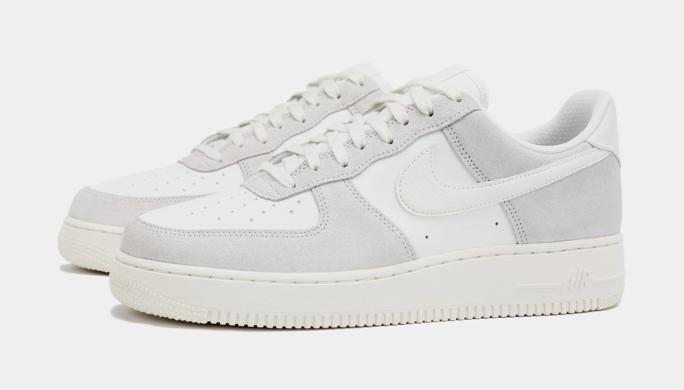 Air Force 1 Low Sail Platinum Tint Mens Lifestyle Shoes (White/Grey)