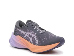 Asics Novablast 3 sneakers, grey/purple/orange