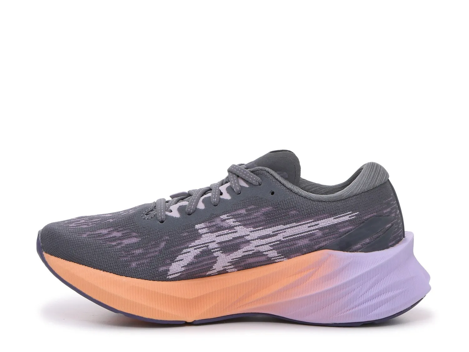 Asics Novablast 3 sneakers, grey/purple/orange