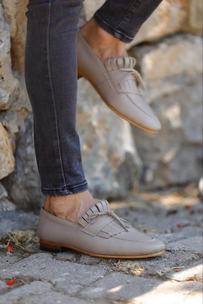 Beige Detail Loafer