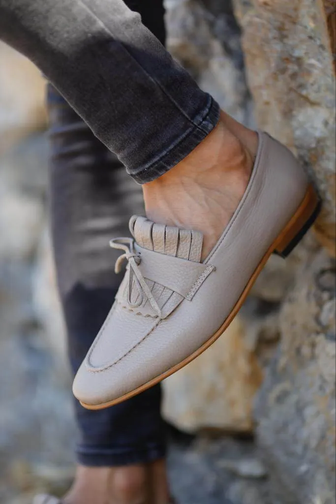 Beige Detail Loafer