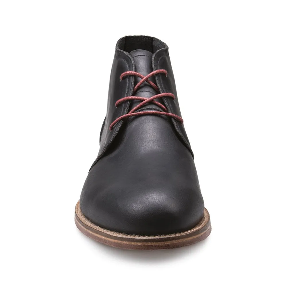 [Bordeaux Burgundy] - Round Waxed Cotton Shoelaces