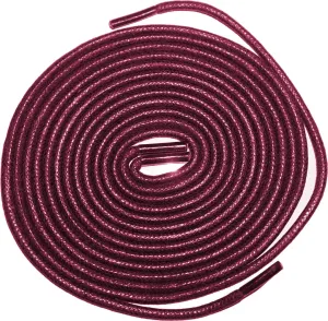 [Bordeaux Burgundy] - Round Waxed Cotton Shoelaces