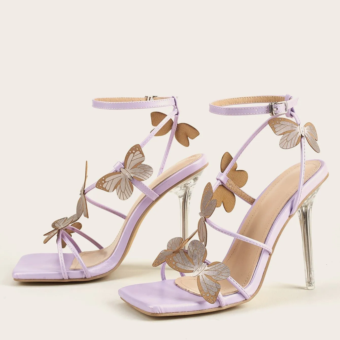 Butterfly Elegance Stiletto Heels