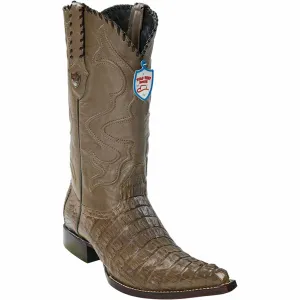 Caiman Tail Pointy Mexican Boots For Men