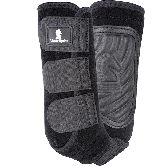 Classic Equine Classic Fit Front Black Boots