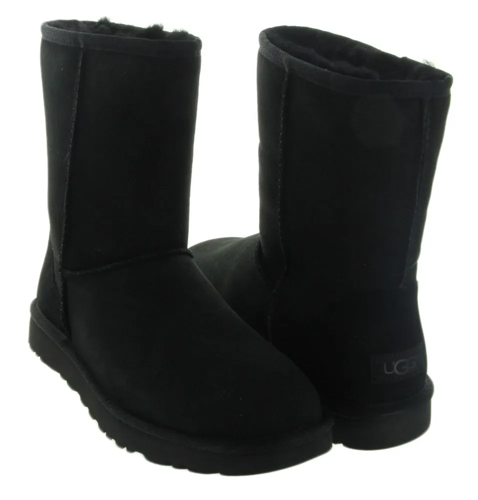 Classic Short II in Black by UGG