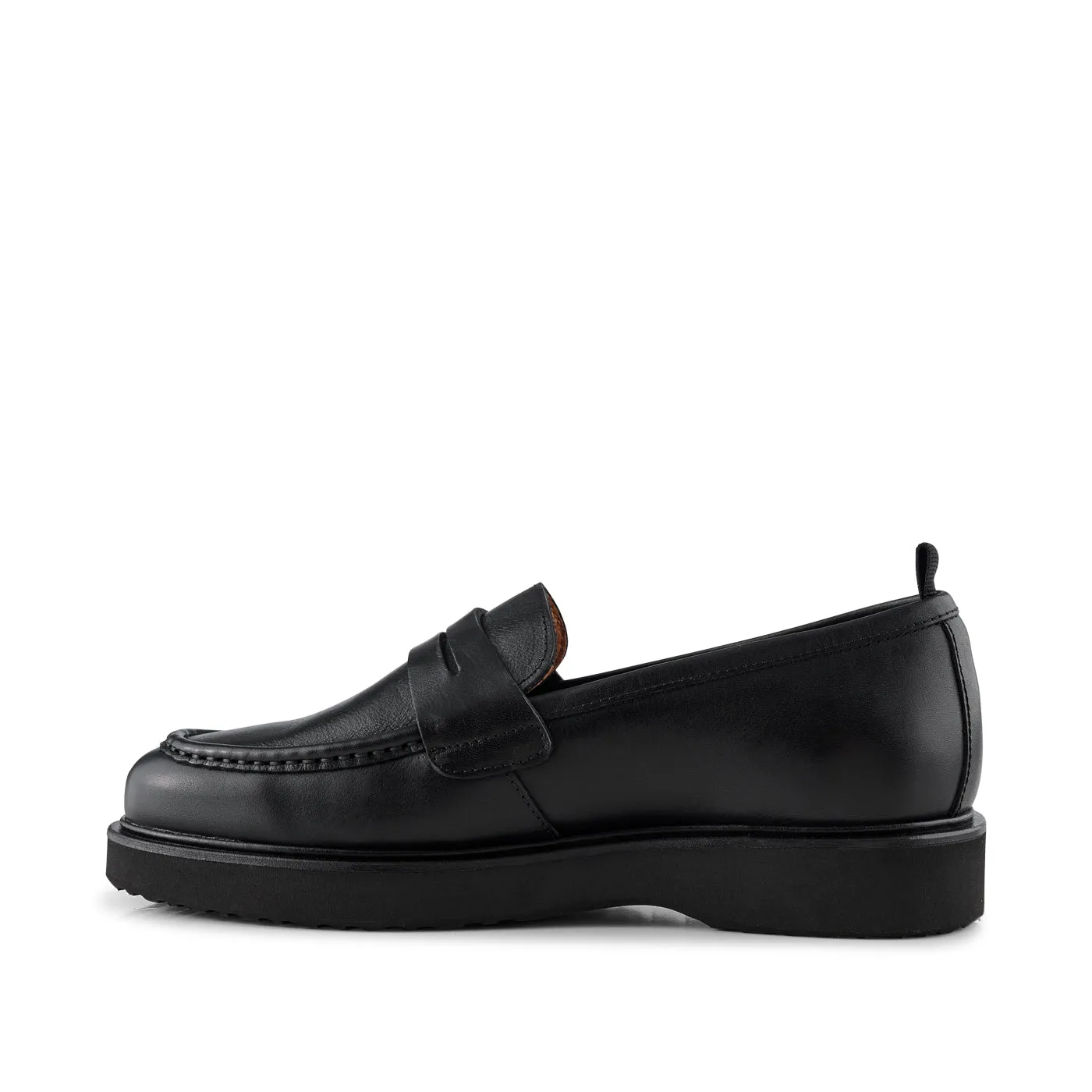 Cosmos loafer leather - BLACK