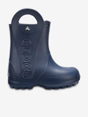 Crocs Kids Handle It Rain Boots in Navy