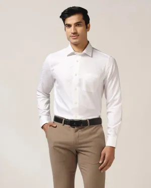 Formal White Printed Shirt - Page