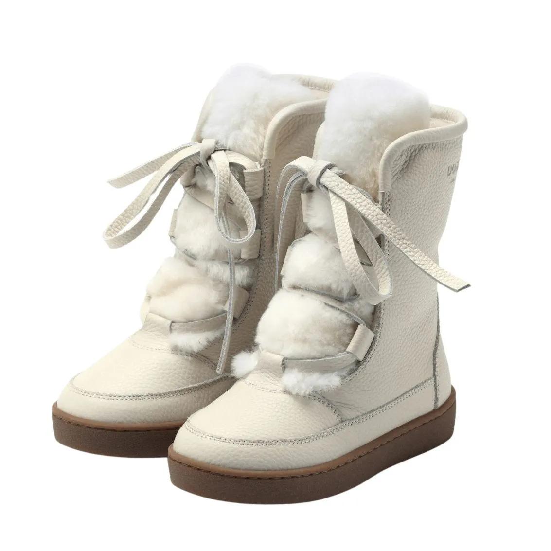 Girls Cream Sonny Boots