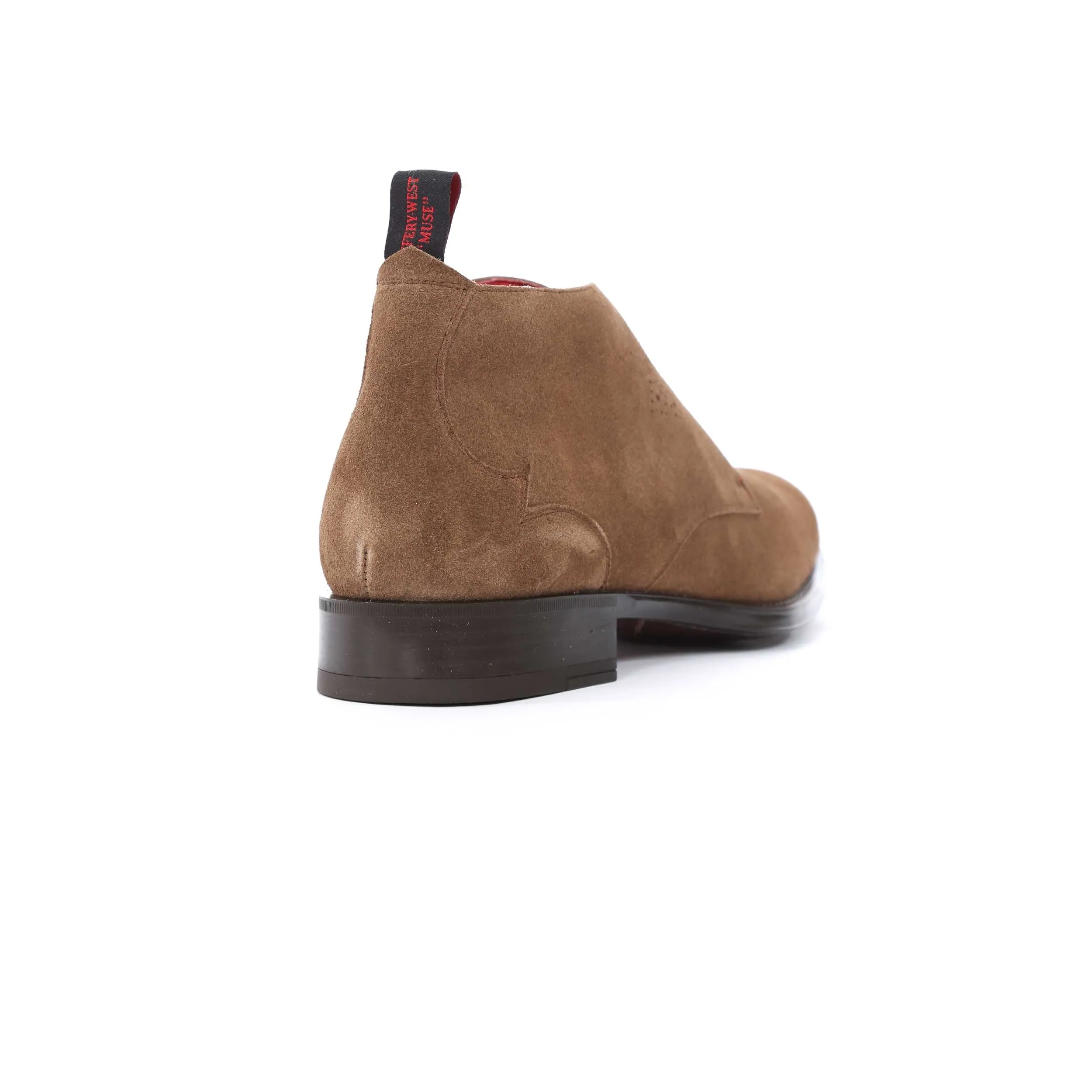 Jeffery West Nico Chukka Boot in Chocolate Suede