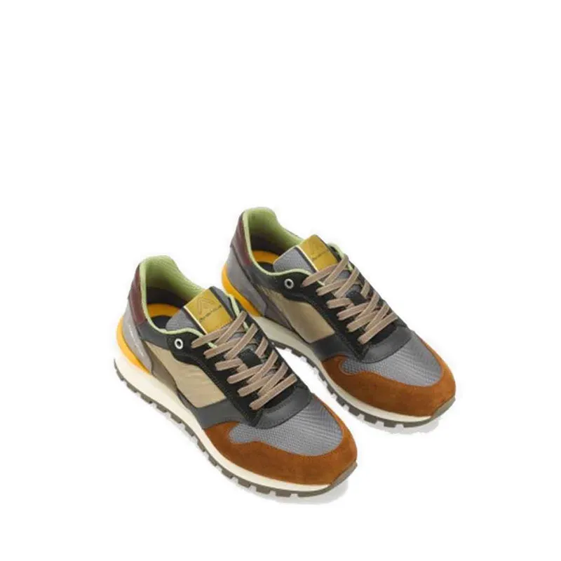 Men's Sneakers 11711- Camel Multi