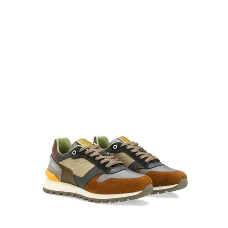 Men's Sneakers 11711- Camel Multi