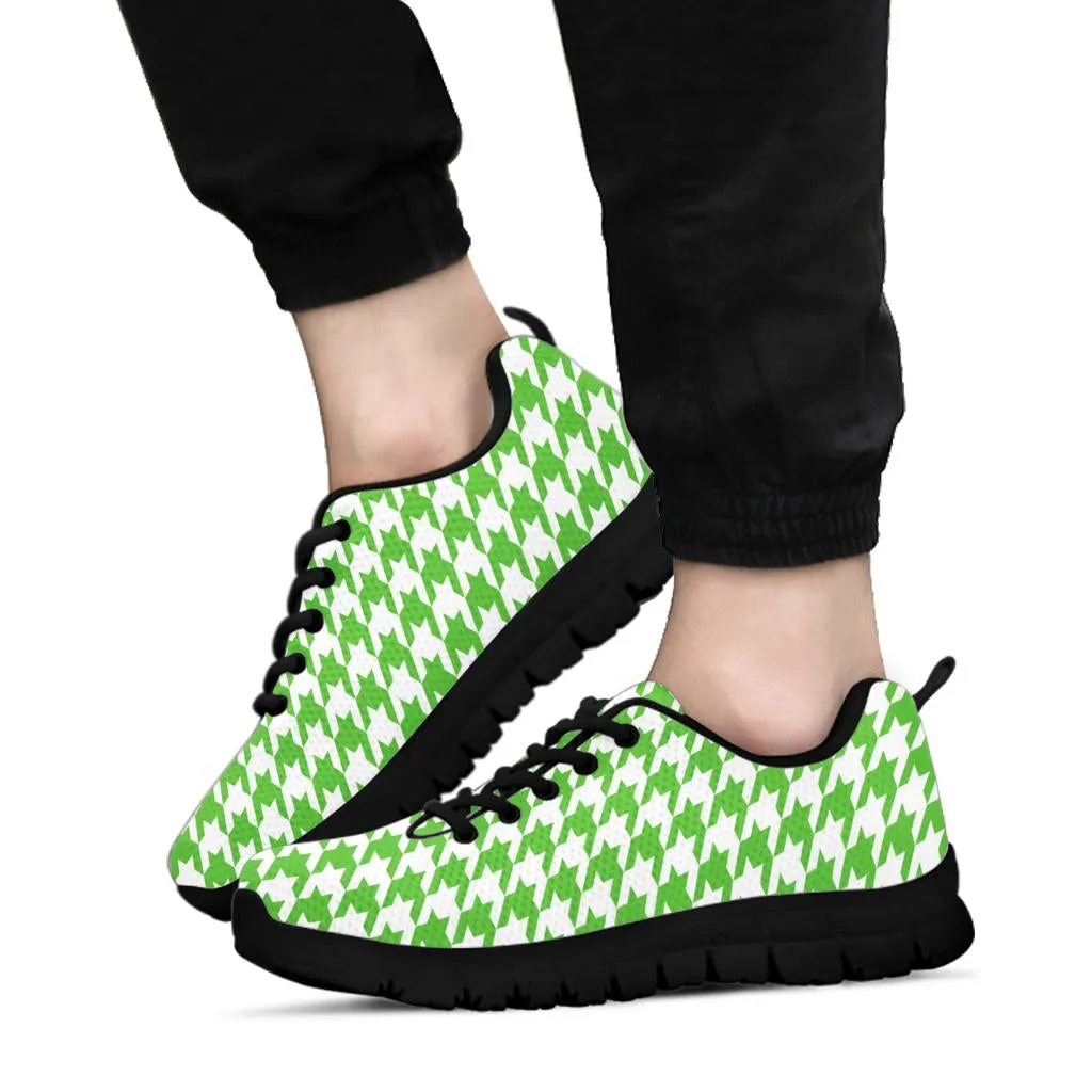 Mesh Sneaker_Apple Green on White_HT Pattern