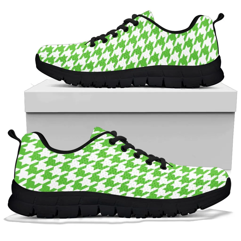 Mesh Sneaker_Apple Green on White_HT Pattern