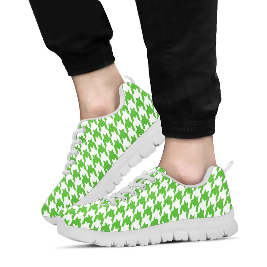 Mesh Sneaker_Apple Green on White_HT Pattern