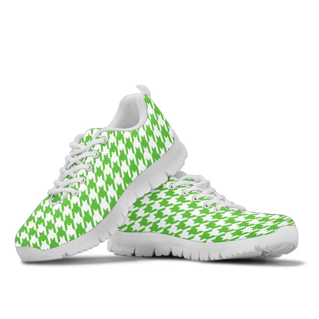 Mesh Sneaker_Apple Green on White_HT Pattern