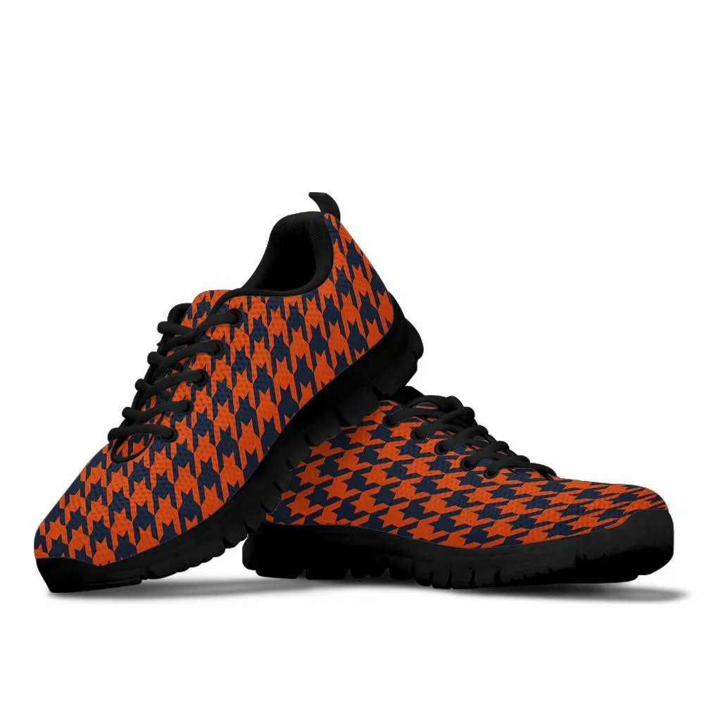 Mesh Sneaker_Navy on Orange_C_HT Pattern