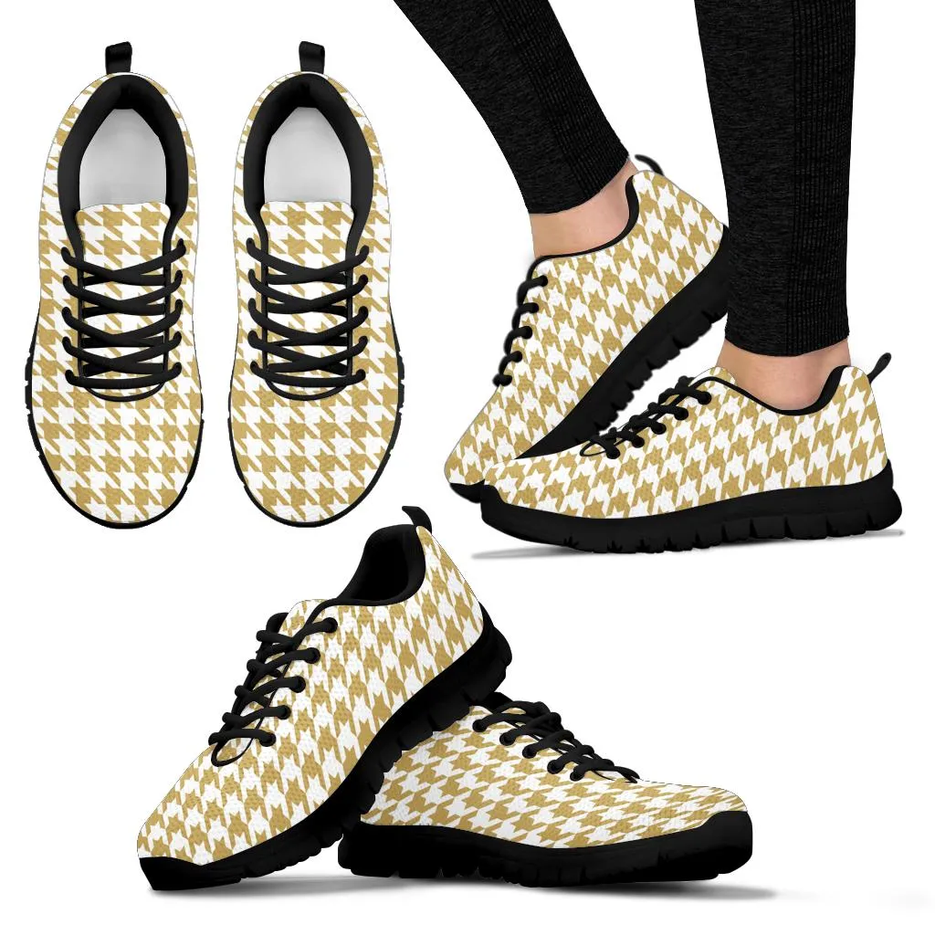 Mesh Sneakers_Old Gold on White_HT Pattern