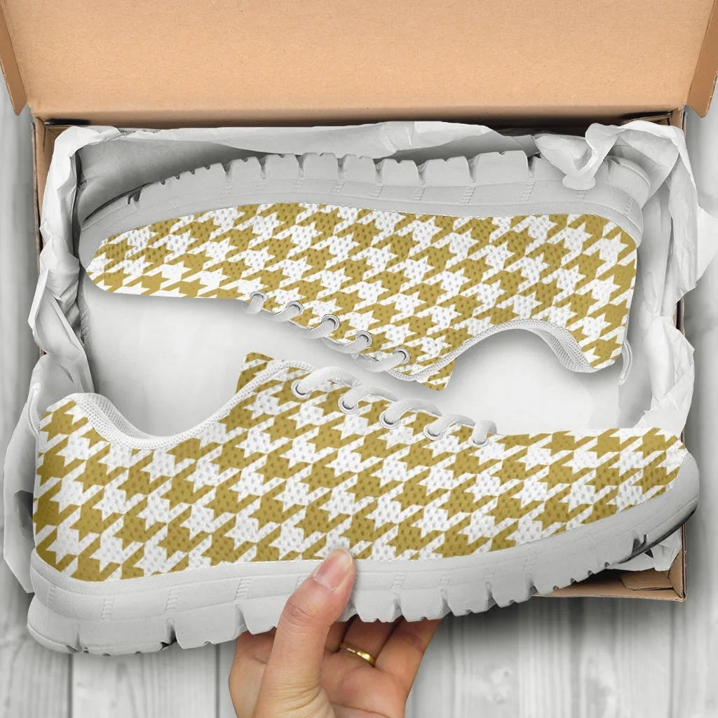 Mesh Sneakers_Old Gold on White_HT Pattern