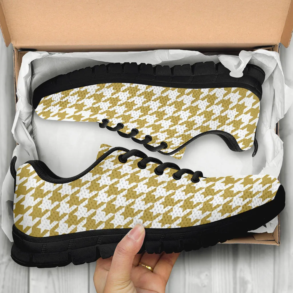 Mesh Sneakers_Old Gold on White_HT Pattern