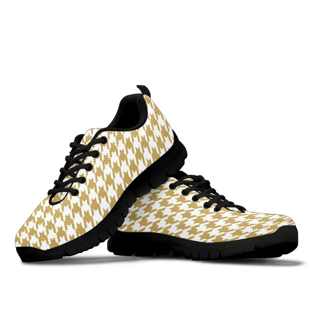 Mesh Sneakers_Old Gold on White_HT Pattern