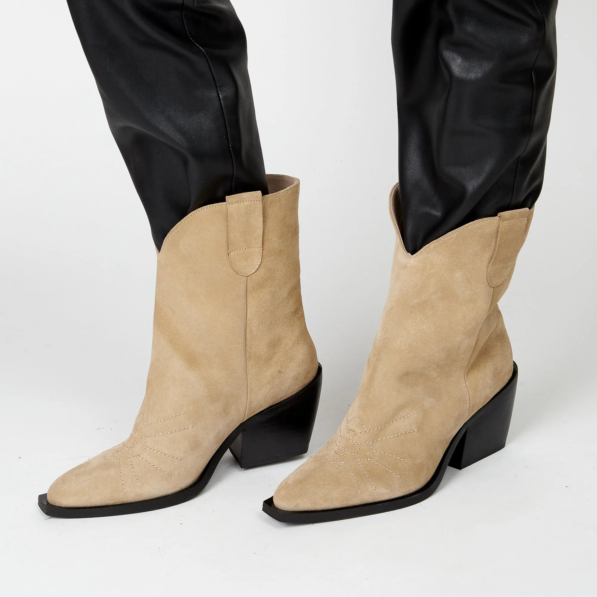 METTE ankle boot-Beige