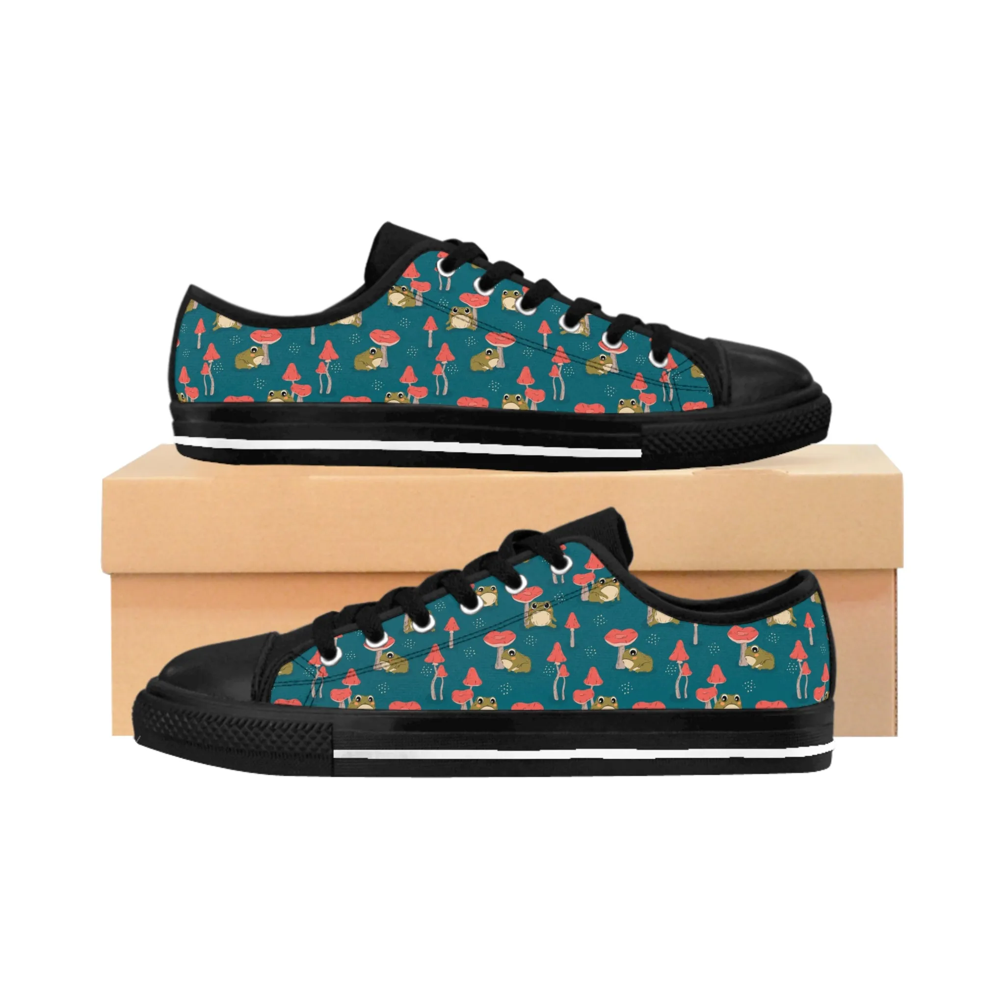 Mushroom and Frogs Women's Sneakers