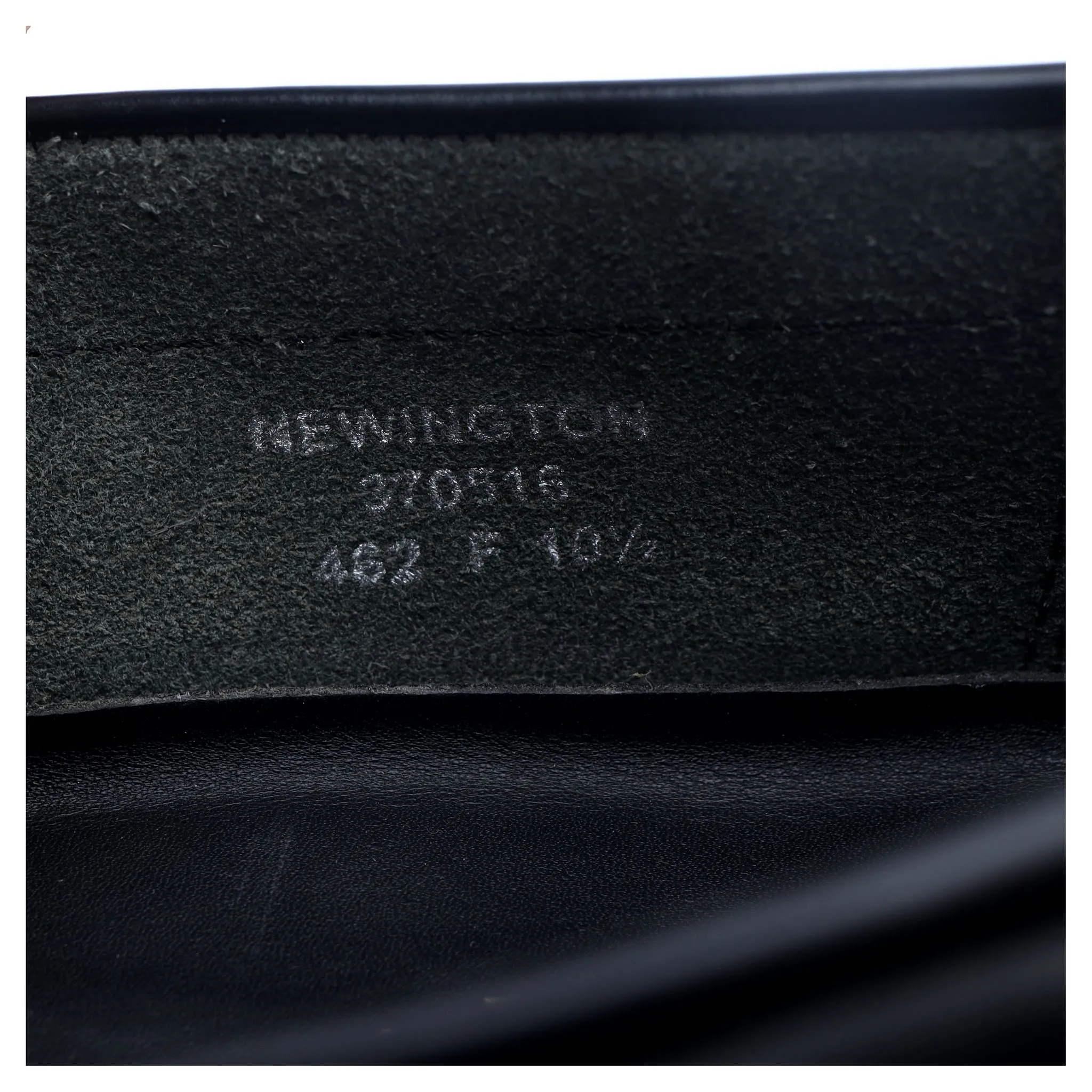 'Newington' Black Leather Loafers UK 10.5 F