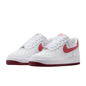 Nike women's sneakers shoe Air Force 1 '07 FQ7626-100 white-light red