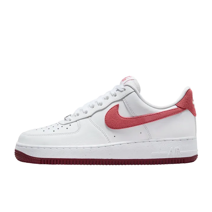 Nike women's sneakers shoe Air Force 1 '07 FQ7626-100 white-light red