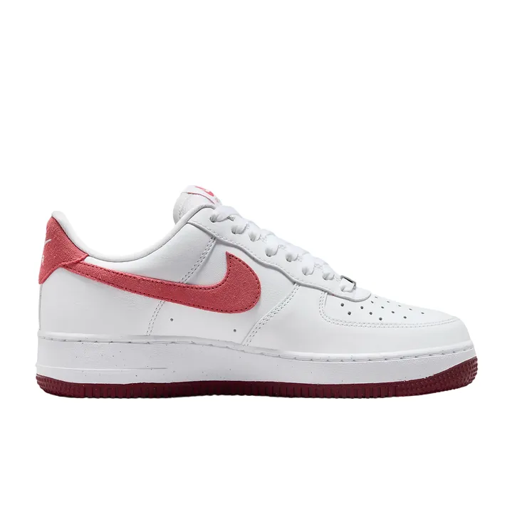 Nike women's sneakers shoe Air Force 1 '07 FQ7626-100 white-light red