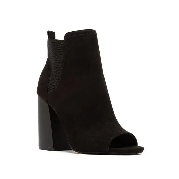 Paragon Peep Toe Bootie in Black