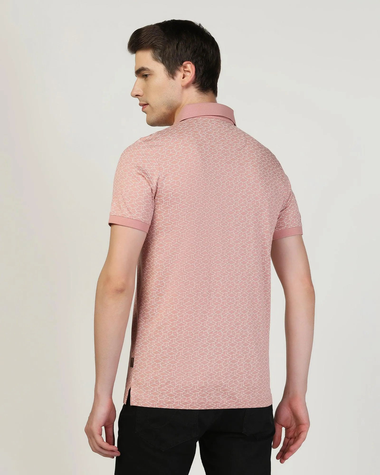 Polo Pink Printed T-Shirt - Timmy