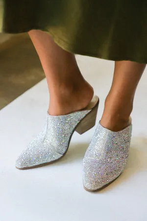 Rhinestone Gatsby Mule