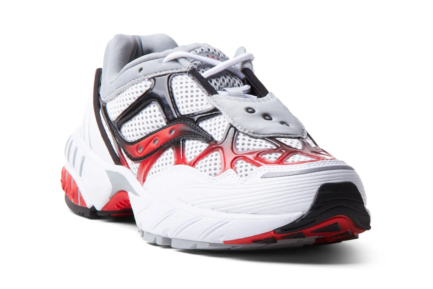 Saucony Grid Web - White/Grey/Red