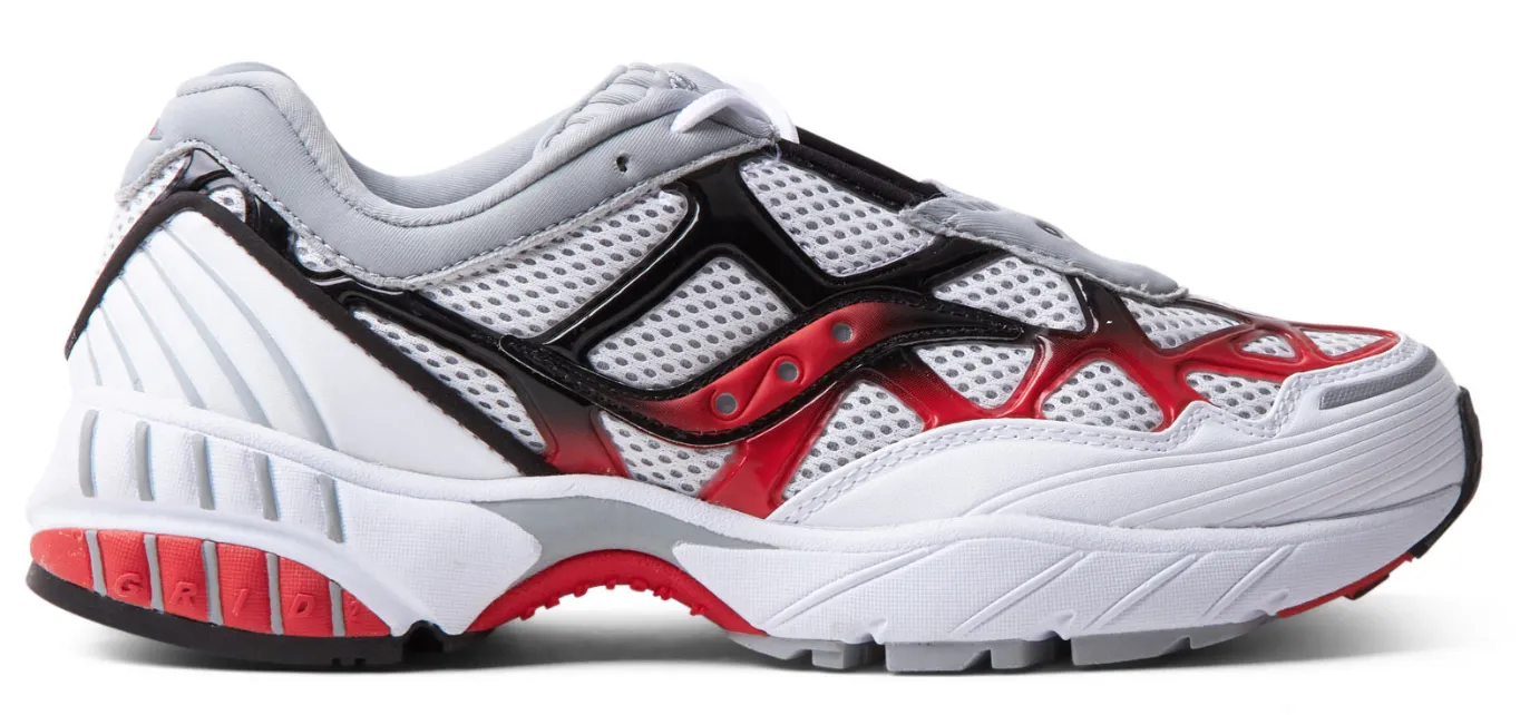 Saucony Grid Web - White/Grey/Red