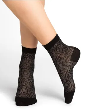 Silk Lace Pattern Socks