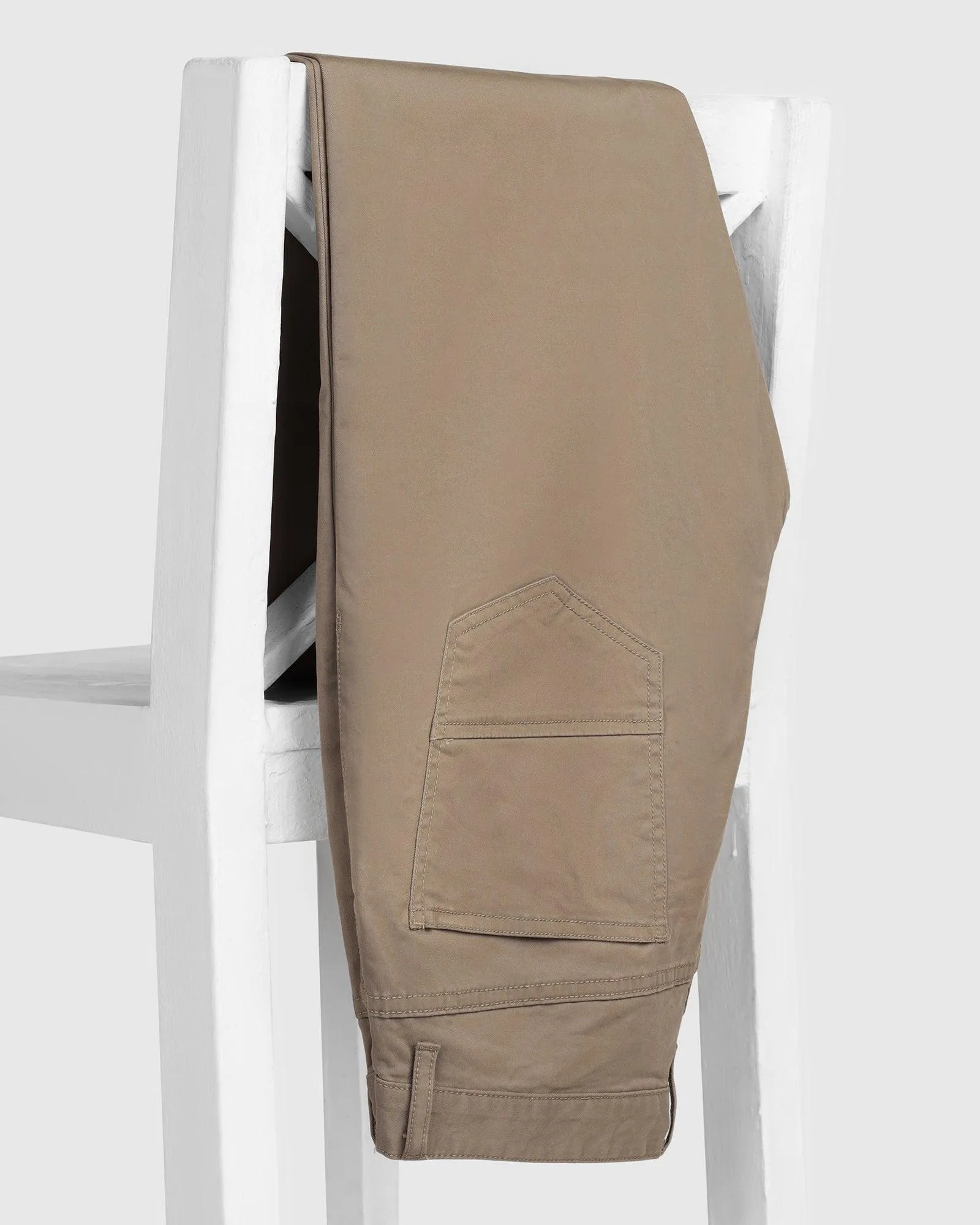 Slim Comfort B-95 Casual Khaki Solid Khakis - Dab