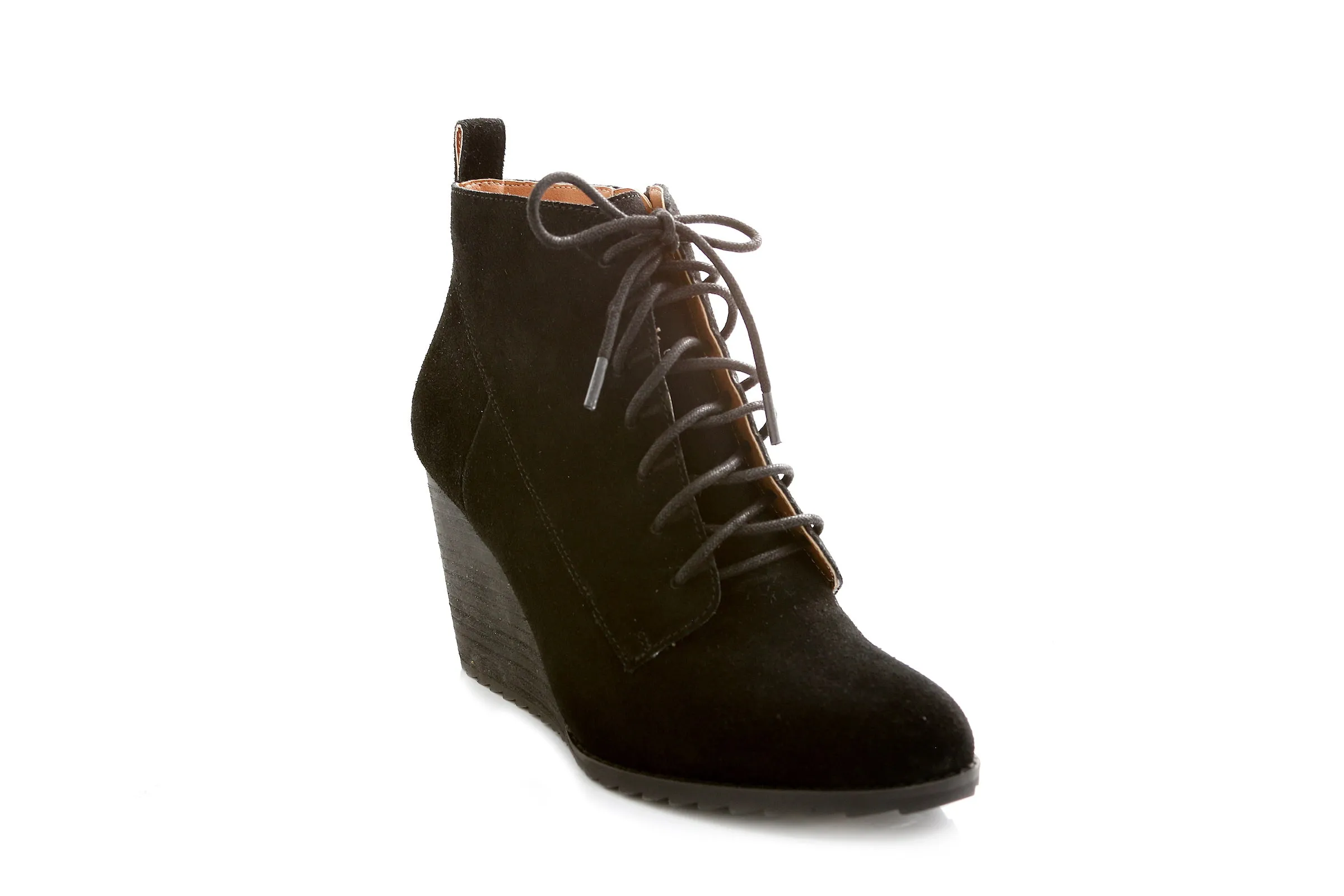 SUTTON - Our signature must-have lace-up ankle bootie .