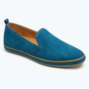 Sutton Suede Slip On - Teal