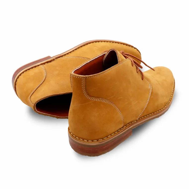 The Carpentry Ankle Boot Nubuck Tan Premium