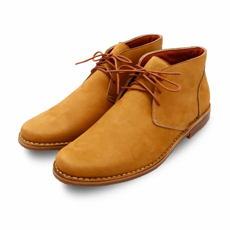 The Carpentry Ankle Boot Nubuck Tan Premium