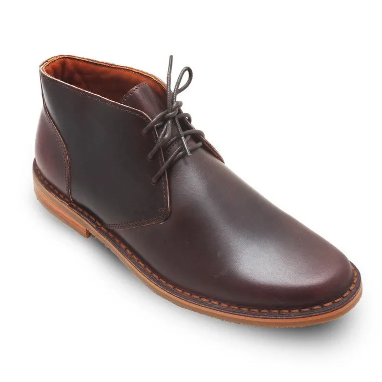 The Carpentry Ankle Boot Oil Leather Brandy Brown