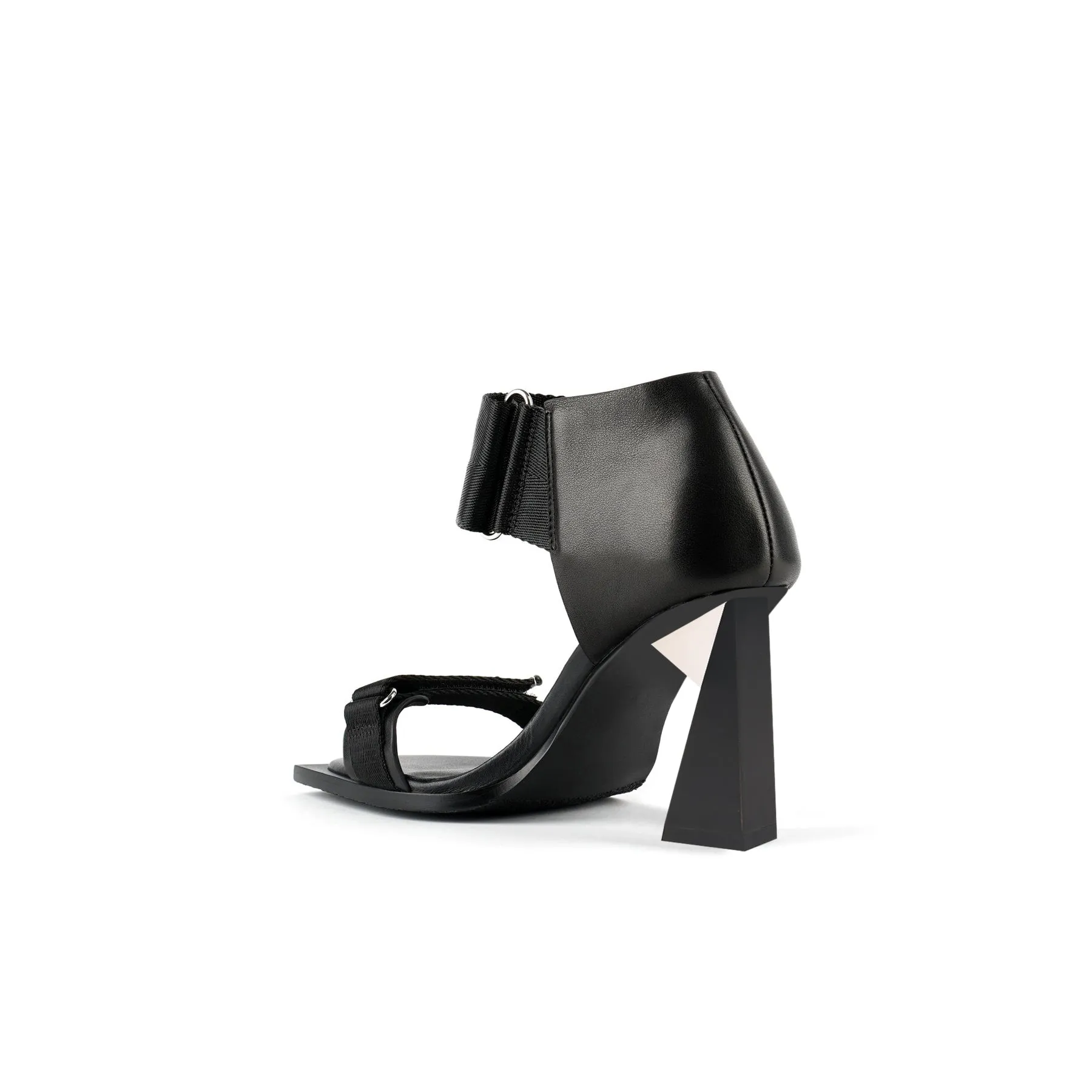 Thick Anke Wrap Geometric Skyscraper Heels