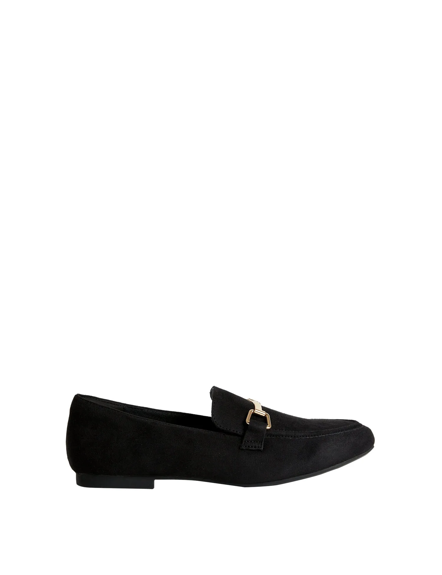 Trim Detail Slip On Flat Loafers